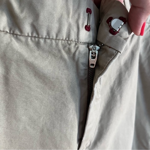 Incotex RED Women's Sz 29x31 100% Cotton BEIGE Straight Leg Chino Khaki Pants - Picture 6 of 16